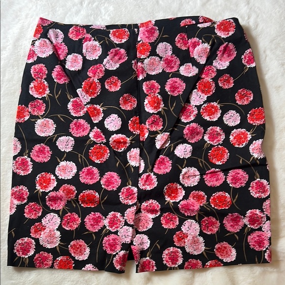 Talbots Floral Cotton Pencil Skirt - Picture 2 of 6
